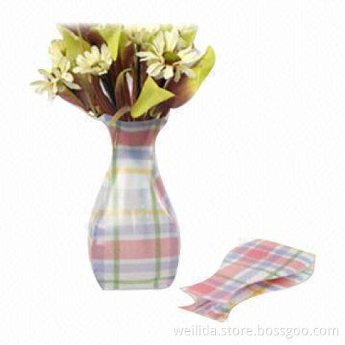 Promotional PVC Vase, Provide Logo Printings Services